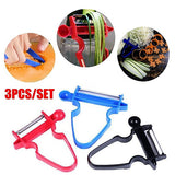 3-Piece Slicer Peeler Chopper Stainless Steel Blade Kitchen Tool